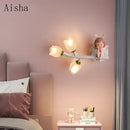 GobekUsa Kids' Room LED Wall Lamp - Cartoon Nursery Lighting Fixtures