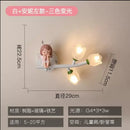 GobekUsa Kids' Room LED Wall Lamp - Cartoon Nursery Lighting Fixtures