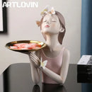 GobekUsa Butterfly Fairy Resin Statue | Creative Desktop Figurine for Girlfriend's Gift