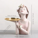 GobekUsa Butterfly Fairy Resin Statue | Creative Desktop Figurine for Girlfriend's Gift