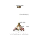 GobekUsa Butterfly Glass LED Pendant Light for Bedroom and Living Room
