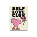 GobekUsa Pink Cartoon Print Canvas Wall Art