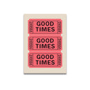 GobekUsa Pink Cartoon Print Canvas Wall Art