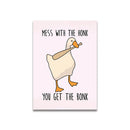 GobekUsa Pink Cartoon Print Canvas Wall Art