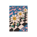 GobekUsa Pink Cartoon Print Canvas Wall Art