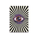 GobekUsa Pink Cartoon Print Canvas Wall Art
