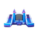 16FT Pink Castle Bounce House Combo With Double Water Slide (SAK84027) by SAKSBY WHOLESALE