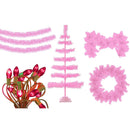 Pink Christmas Decoration Bundle Kit by Lee Display