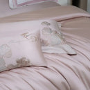 GobekUsa Cotton Flowers Embroidery Bedding Set with Soft Silky Finish