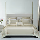GobekUsa Cotton Flowers Embroidery Bedding Set with Soft Silky Finish