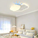 GobekUsa Cream Clouds Rainbow Ceiling Lamp for Children's Bedroom