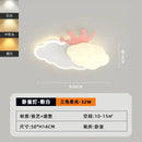GobekUsa Cream Clouds Rainbow Ceiling Lamp for Children's Bedroom