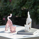 GobekUsa Crystal Cat Figurine | Decorative Kitten Statue for Home Decoration