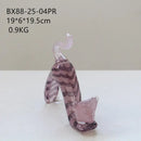 GobekUsa Crystal Cat Figurine | Decorative Kitten Statue for Home Decoration