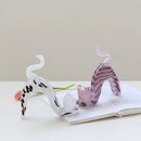 GobekUsa Crystal Cat Figurine | Decorative Kitten Statue for Home Decoration