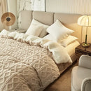 GobekUsa Dual Use Cashmere Duvet Cover: Winter Warm Plush Blanket with Double-sided Fleece