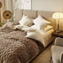GobekUsa Dual Use Cashmere Duvet Cover: Winter Warm Plush Blanket with Double-sided Fleece