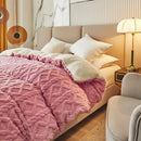 GobekUsa Dual Use Cashmere Duvet Cover: Winter Warm Plush Blanket with Double-sided Fleece