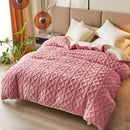GobekUsa Dual Use Cashmere Duvet Cover: Winter Warm Plush Blanket with Double-sided Fleece