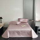 GobekUsa Cool Lyocell Fiber Quilted Bedspread Set with Pillowcase