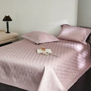 GobekUsa Cool Lyocell Fiber Quilted Bedspread Set with Pillowcase