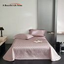 GobekUsa Cool Lyocell Fiber Quilted Bedspread Set with Pillowcase