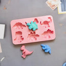 Pink dino silicone cake mold kitchen baking tray by Decorbites