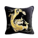 GobekUsa Dragon Velvet Pillow Cover 48x48 Pink Outdoor Decor for Couch Bed