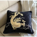 GobekUsa Dragon Velvet Pillow Cover 48x48 Pink Outdoor Decor for Couch Bed