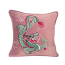 GobekUsa Dragon Velvet Pillow Cover 48x48 Pink Outdoor Decor for Couch Bed