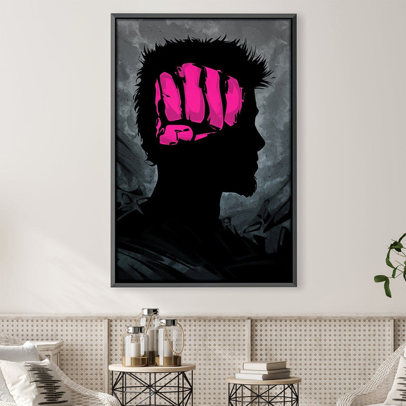 Pink Fist Canvas