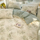 GobekUsa Pink Floral Bedding Set - Queen Size