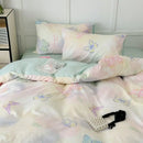 GobekUsa Pink Floral Bedding Set - Queen Size