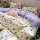 GobekUsa Pink Floral Bedding Set - Queen Size