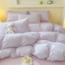 GobekUsa Double Layer Yarn Bedspread Set King/Queen Breathable Comfortable Bedding