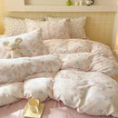 GobekUsa Double Layer Yarn Bedspread Set King/Queen Breathable Comfortable Bedding