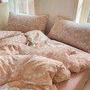 GobekUsa Double Layer Yarn Bedspread Set King/Queen Breathable Comfortable Bedding
