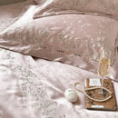 GobekUsa Jacquard 100s Egyptian Cotton Bedding Set: King Queen Ru Size Sheet Blanket Pillowcase