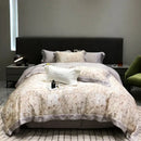 GobekUsa Eucalyptus Lyocell Flowers Duvet Set with Sheet & Pillowcases
