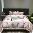 GobekUsa Eucalyptus Lyocell Flowers Duvet Set with Sheet & Pillowcases