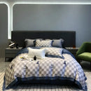 GobekUsa Eucalyptus Lyocell Flowers Duvet Set with Sheet & Pillowcases