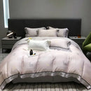 GobekUsa Eucalyptus Lyocell Flowers Duvet Set with Sheet & Pillowcases