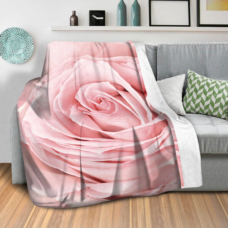 Pink Flower Blanket