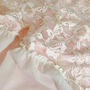 GobekUsa Pink French Princess Bedding Set, Queen Size, Soft & Cozy with Lace Ruffles