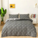 GobekUsa Geometric Cut Flowers Bedding Set: Queen King Size Duvet Cover Pillowcases