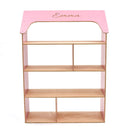 Pink Dollhouse Bookcase