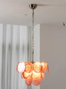 Retro Glass Disc Chandelier