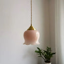 GobekUsa Glass Copper Led Pendant Light: Nordic Modern Loft Decor for Bedroom, Kitchen, Bar