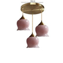 GobekUsa Glass Copper Led Pendant Light: Nordic Modern Loft Decor for Bedroom, Kitchen, Bar