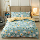 GobekUsa Cartoon Print Bedding Set - Queen/King Size Duvet Cover, Sheets, Pillowcases